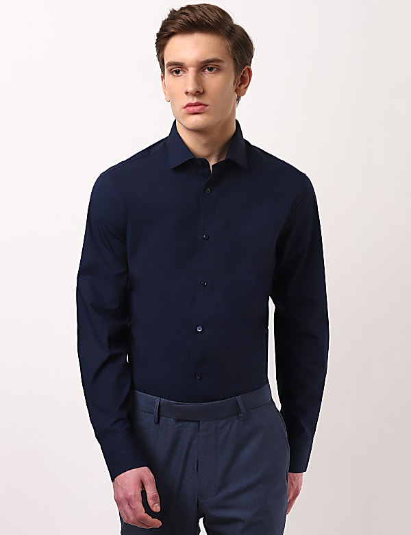 Solid Stretch Shirt
