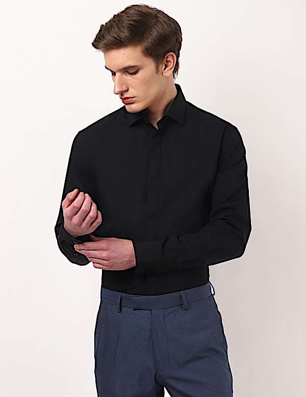 Solid Stretch Shirt