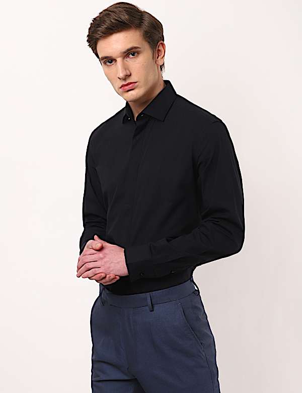 Solid Stretch Shirt