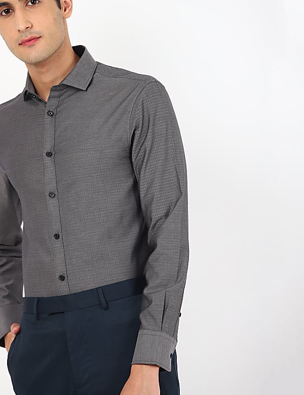 Limited Herringbone Dobby Shirt