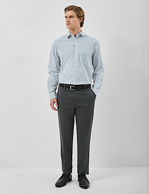 Full Sleeve Regular Fit Shirts, Pack Of 2