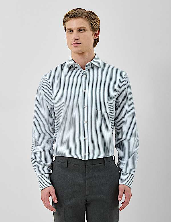 Full Sleeve Regular Fit Shirts, Pack Of 2