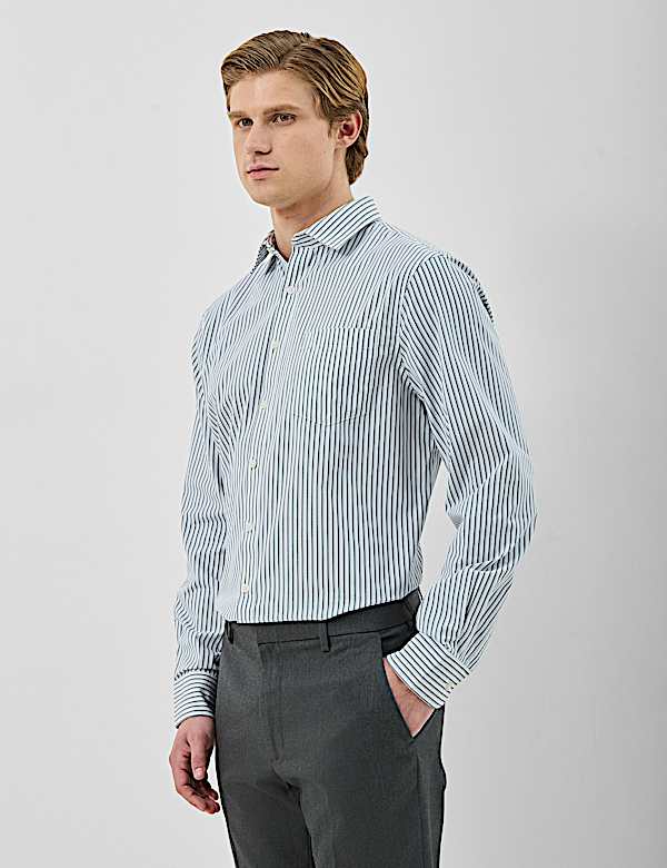Full Sleeve Regular Fit Shirts, Pack Of 2