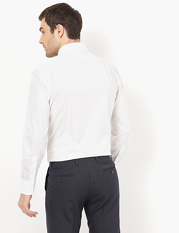 Easycare 2Pk Micro Print Shirt