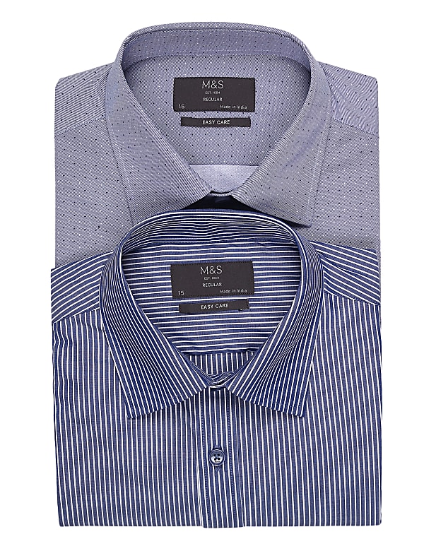 Easycare 2Pk Print Shirt