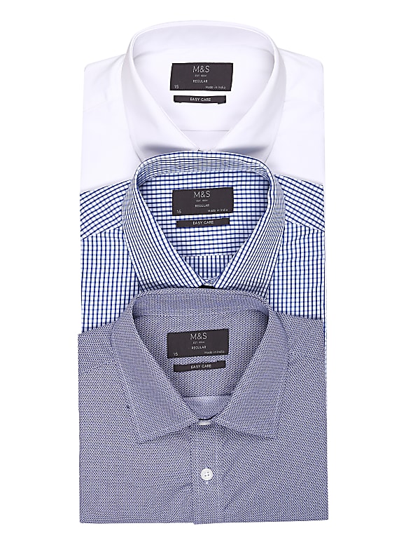 Easycare 3Pk Print Shirt