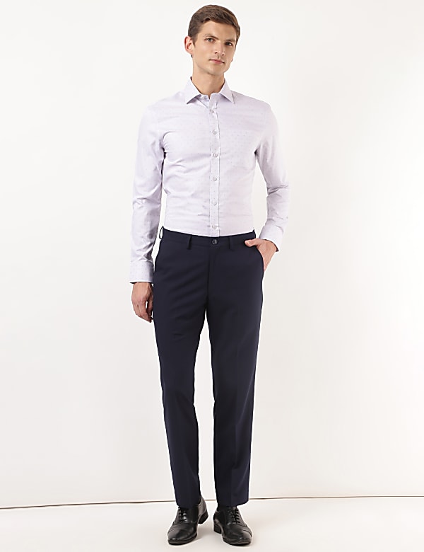 Pure Cotton Printed Spread Collar Shirt