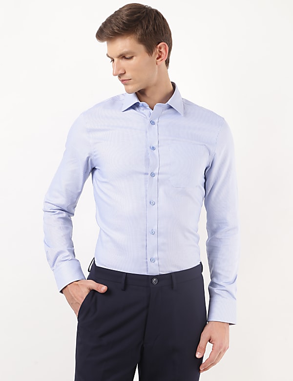 Pure Cotton Printed Spread Collar Shirt