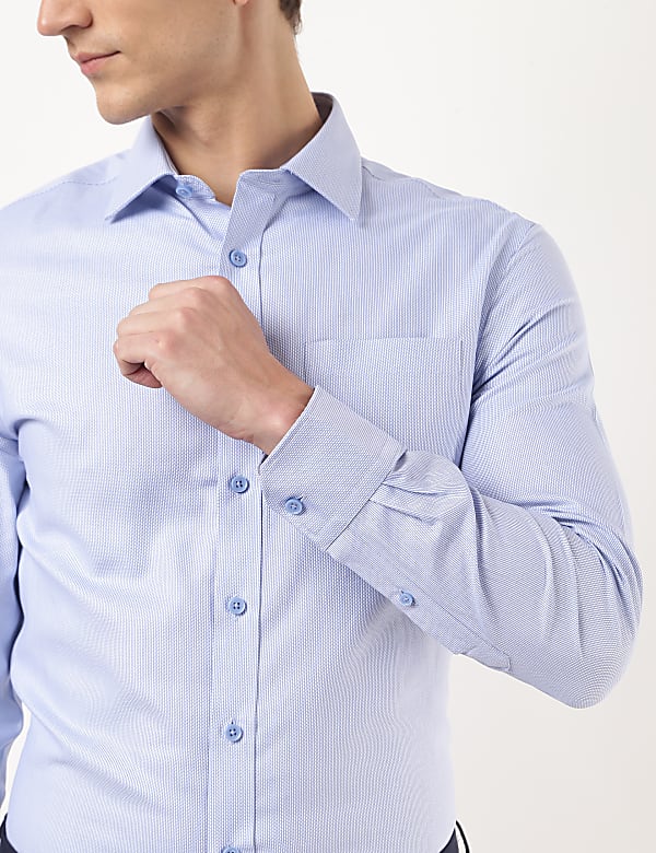 Pure Cotton Printed Spread Collar Shirt