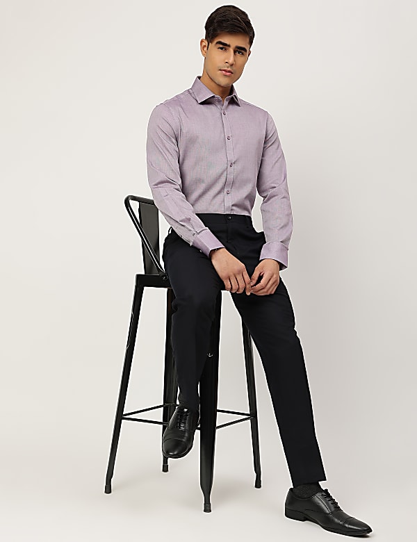 2PK Easy To Iron  Design Shirt