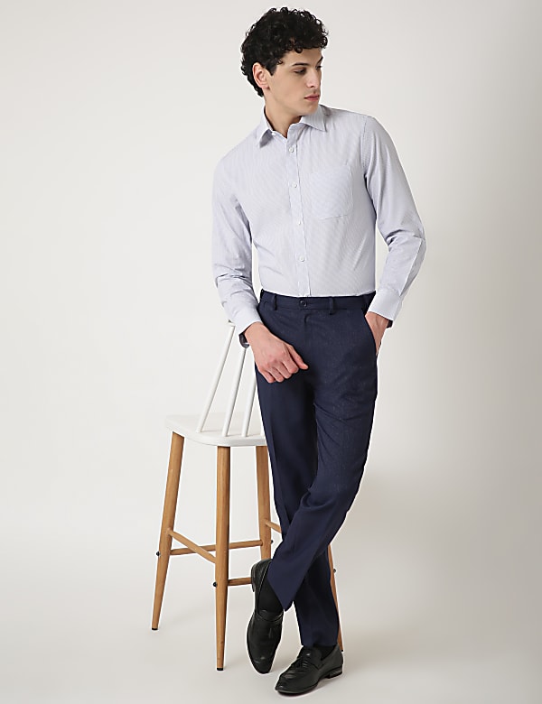 2PK Easy To Iron  Design Shirt