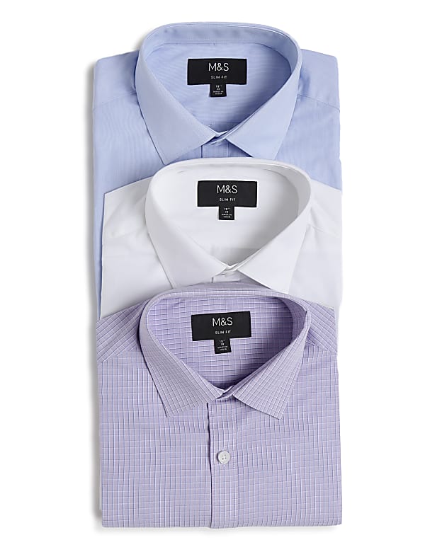 3PK Easy To Iron  Shirt