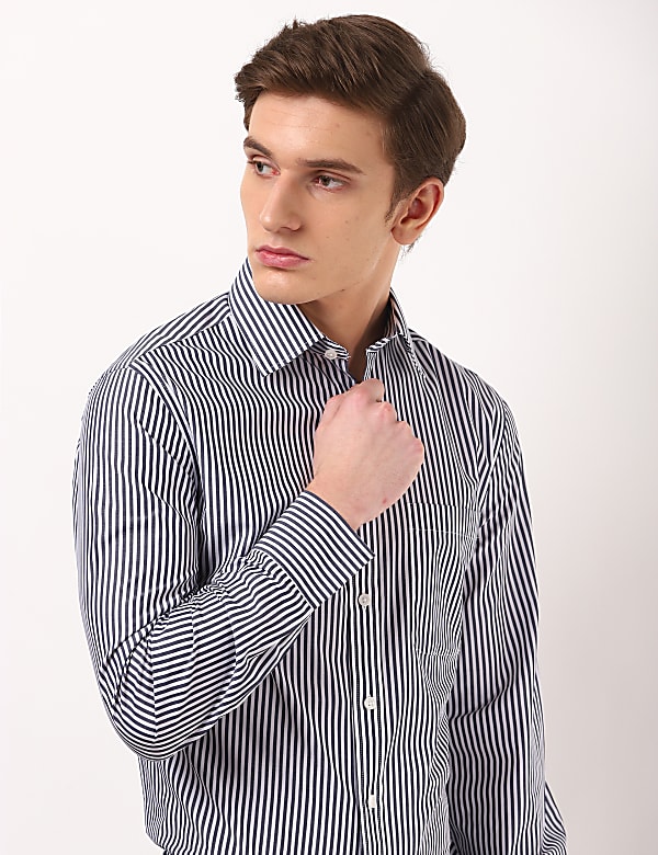 2 Pk Navy Mix Shirts