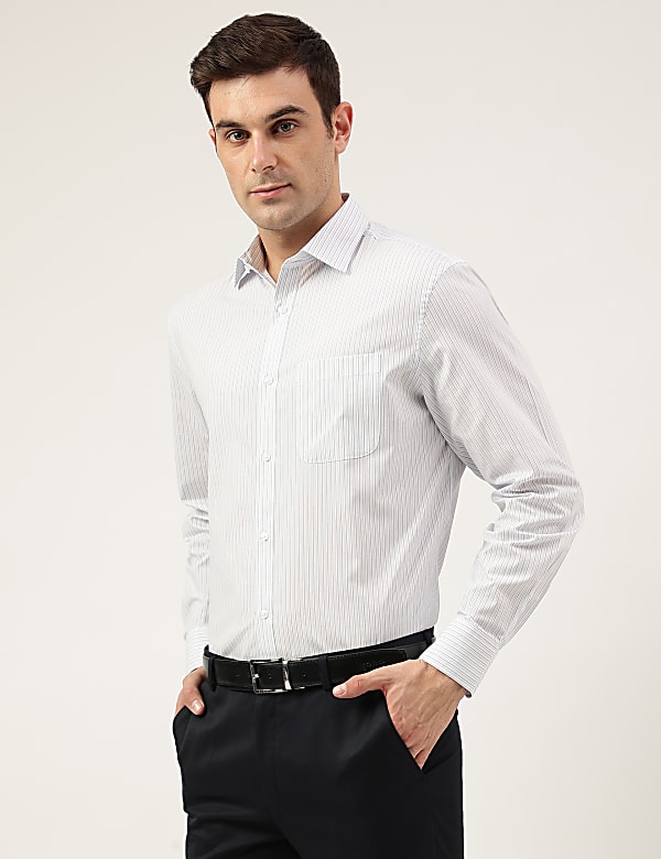 Pack 3 Regular Fit Spread Collar Shirt