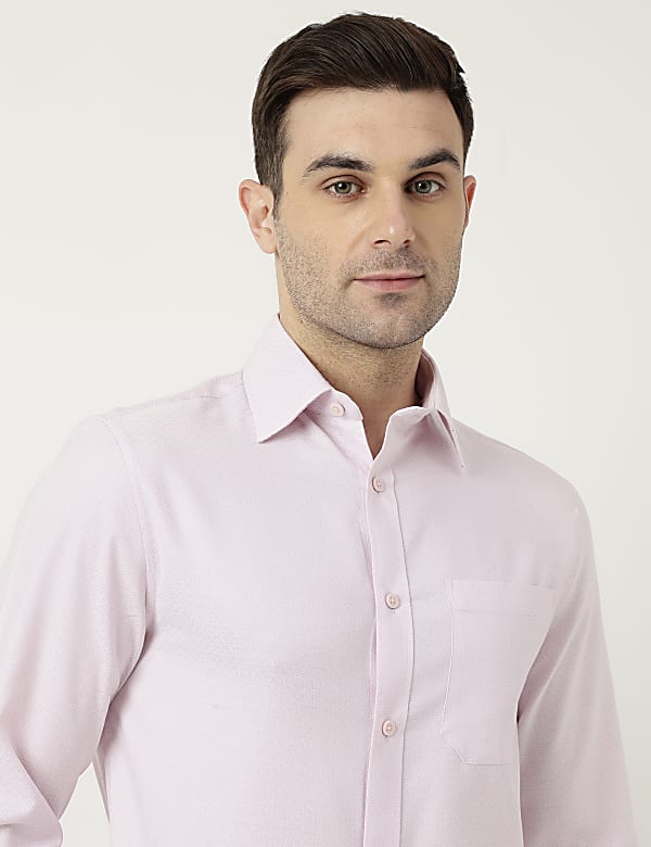 Pure Cotton Slim Fit Checked Shirt