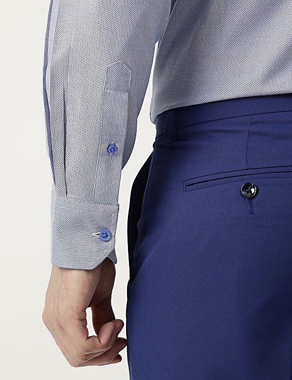 Pure Cotton Slim Fit Striped Shirt