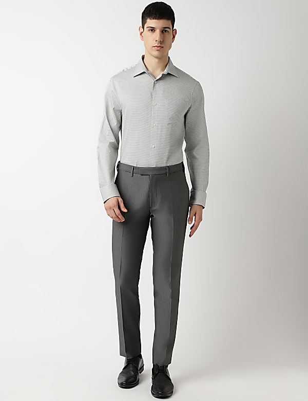 Pure Cotton Printed Spread Collar Shirt
