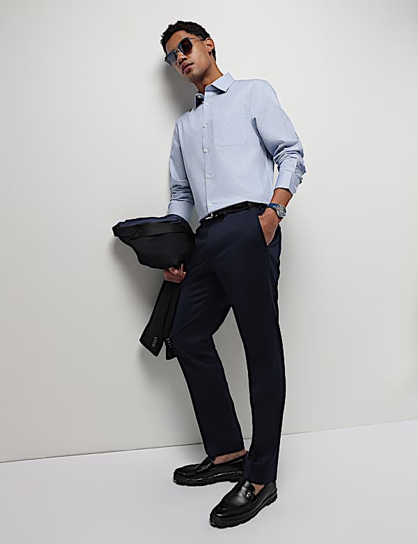Pure Cotton Textured Full Sleeves Shirt
