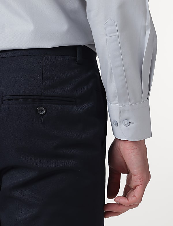 3pk Plain Spread Collar Full Sleeves Shirt