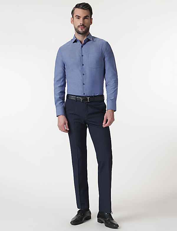2pk Self Design Full Sleeves Shirt