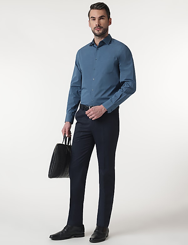 2pk Spread Collar Full Sleeves Shirt