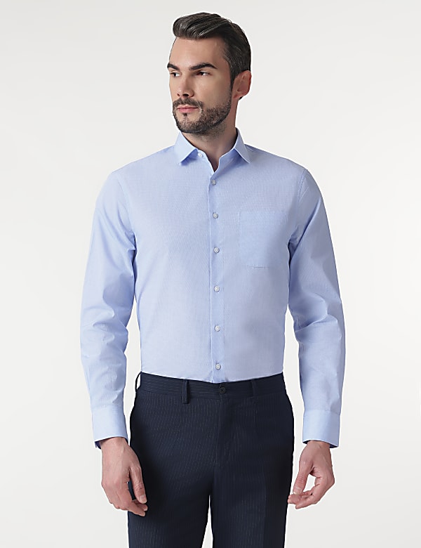 2pk Self Design Full Sleeves Shirt