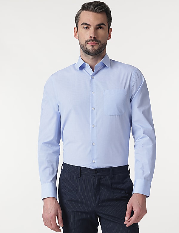 2pk Self Design Full Sleeves Shirt
