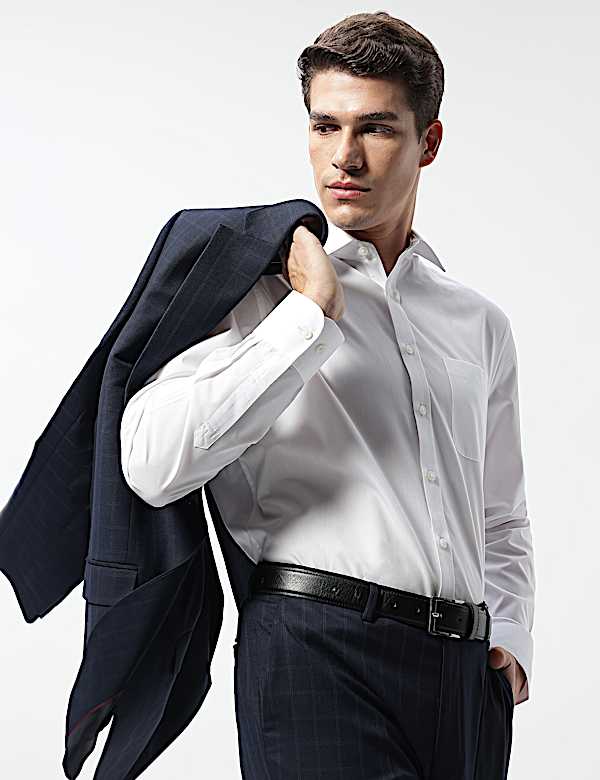 3pk Easy Iron Collared Shirts