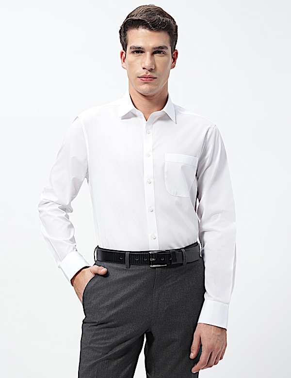 3pk Slim Fit Collared Shirts