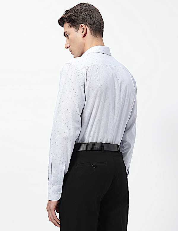 3pk Easy Iron Spread Collar Shirts