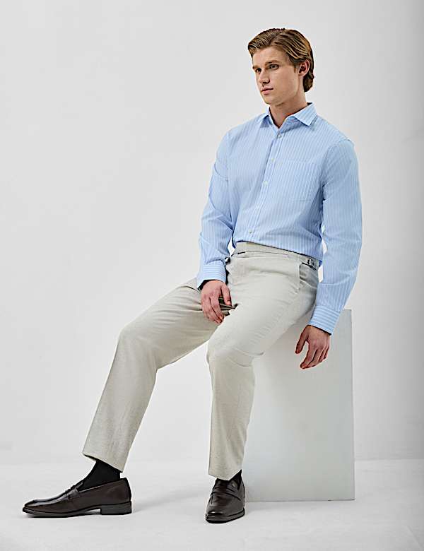 Pack Of 3 Print, Solid & Stripe Shirts