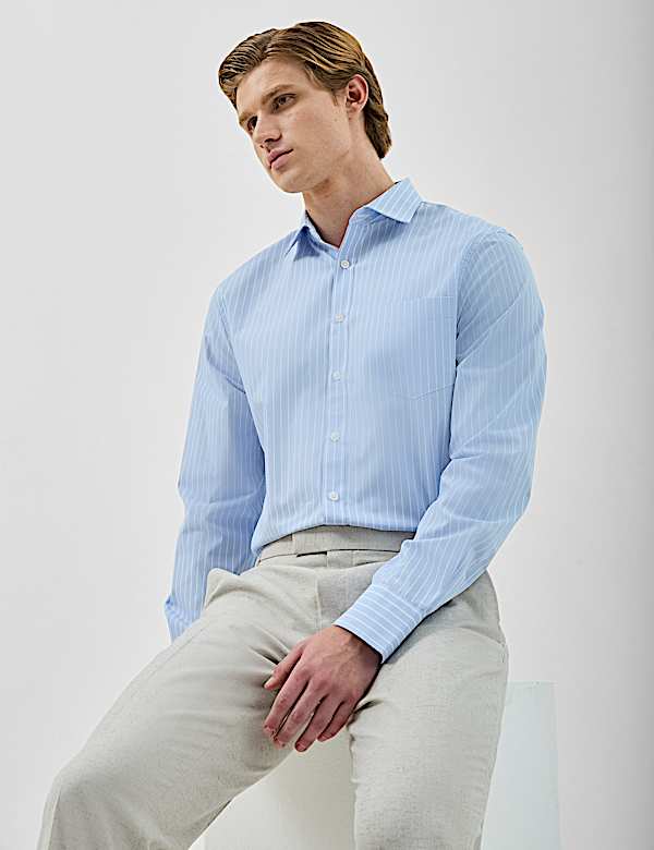 Pack Of 3 Print, Solid & Stripe Shirts