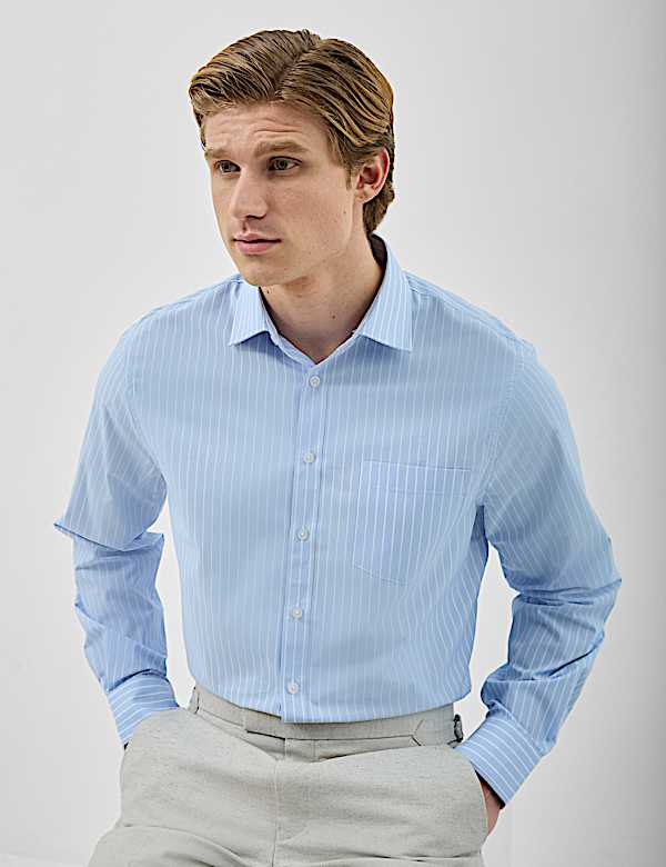 Pack Of 3 Print, Solid & Stripe Shirts