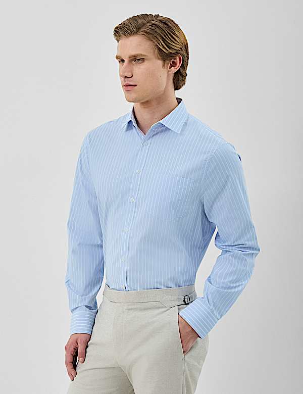 Pack Of 3 Print, Solid & Stripe Shirts