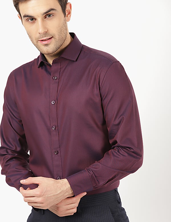 Circle Textured Shirt