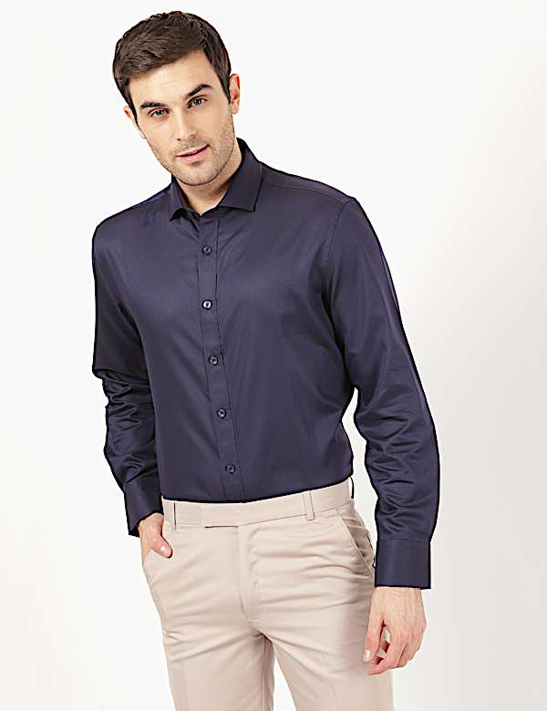 Circle Textured Shirt