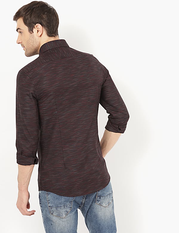 Space Dyed Structured Shirt