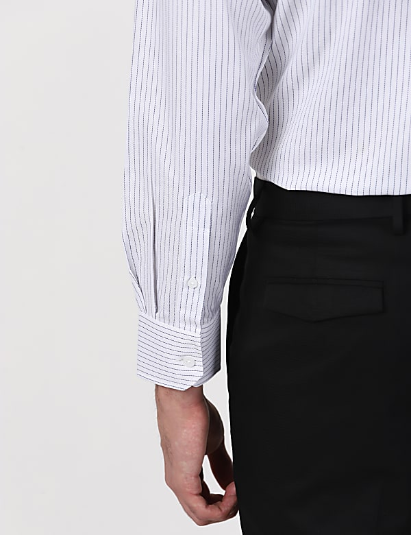Stripe Herringbone Shirt
