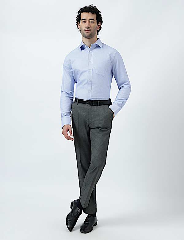Pure Cotton Micro Check Shirt