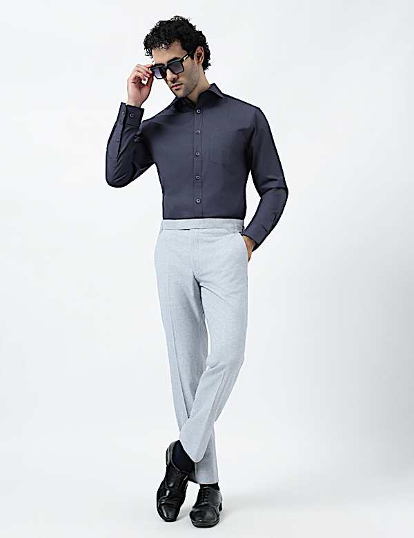 Regular Fit Cotton Rich Shirt