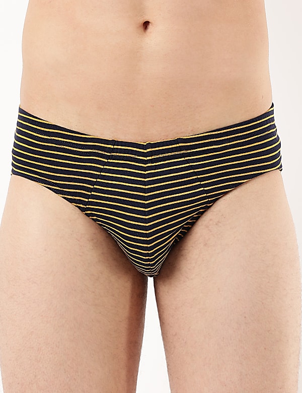 Pack of 5 Pure Cotton Regular Fit Briefs