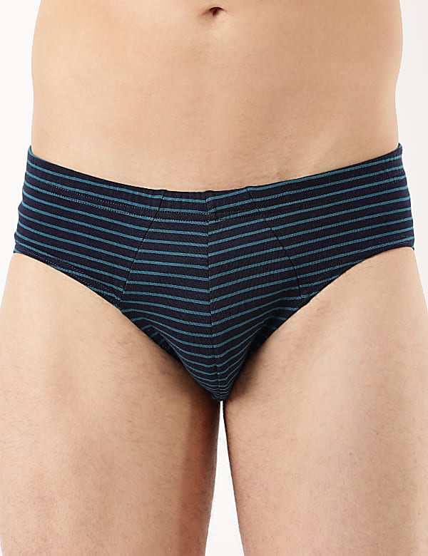 Pack of 5 Pure Cotton Regular Fit Briefs