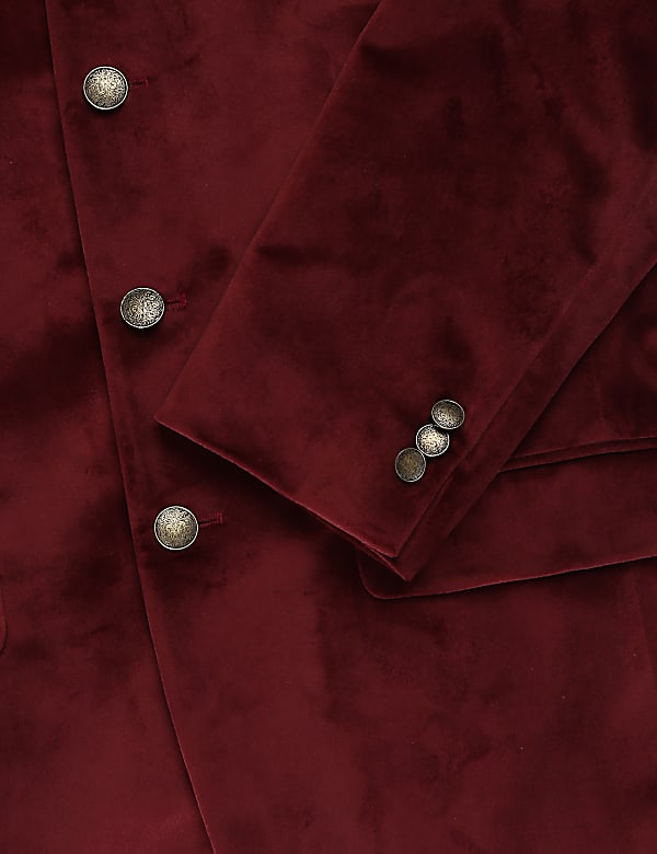 Premium Velvet Solid Bandhgala