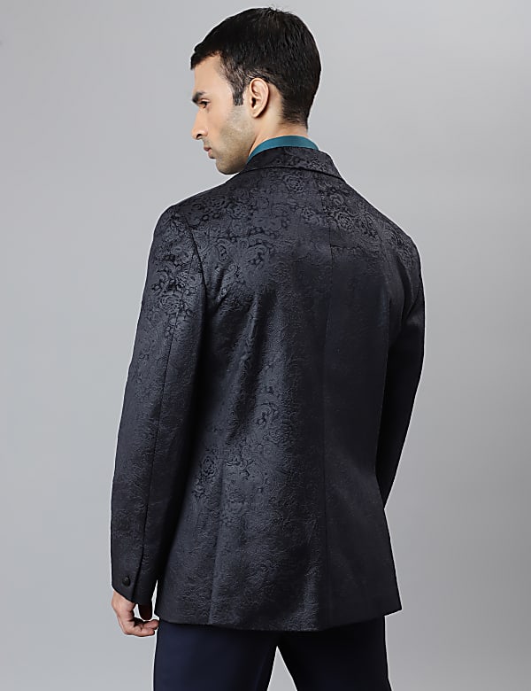 Premium Velvet Peak Lapel Blazer