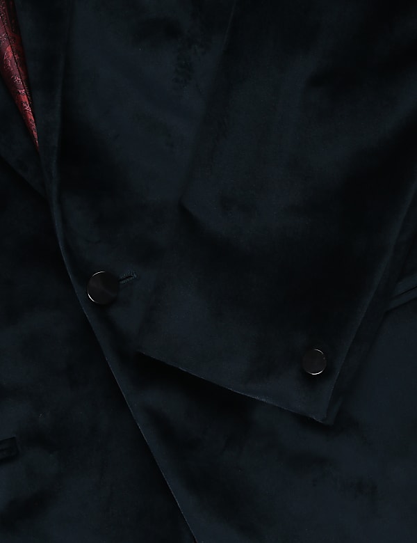 Premium Velvet Peak Lapel Blazer