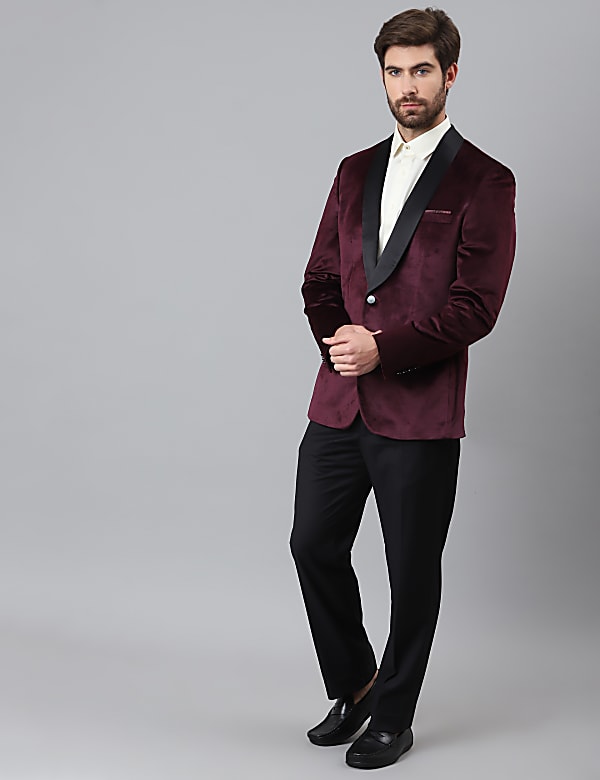 Marks and spencer velvet suit store