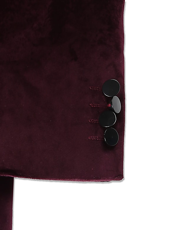 Premium Velvet Shawl Collar Blazer