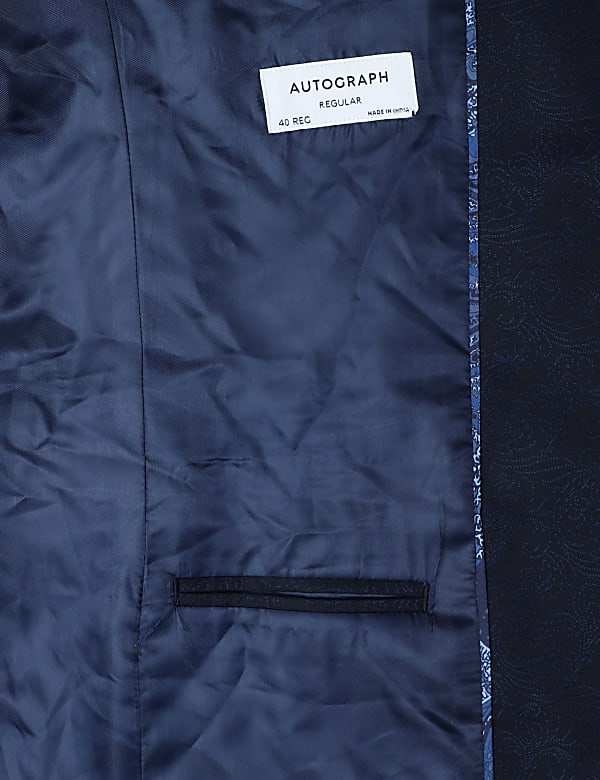 Self Design Lapel Collar Blazer