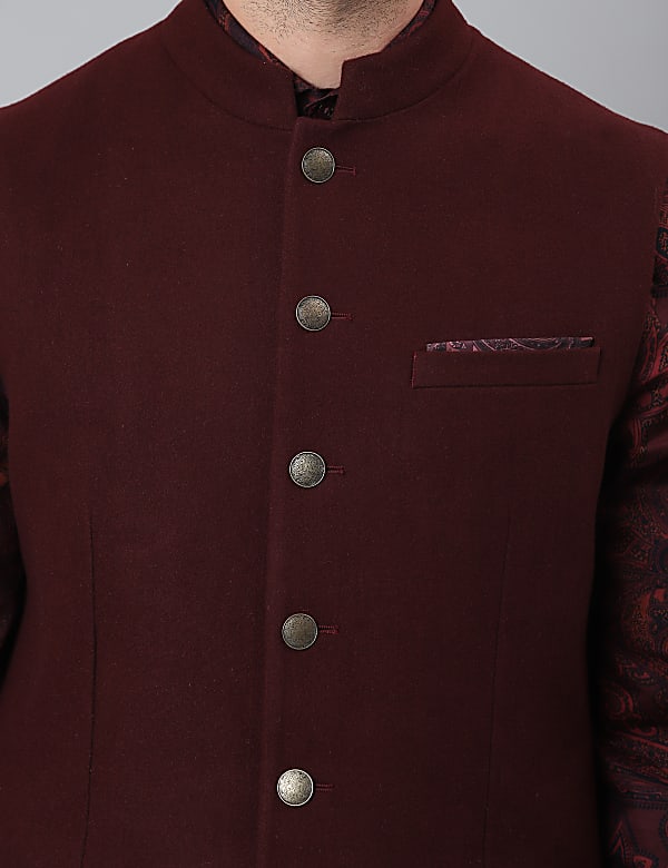Melton Waistcoat With Premium Buttons