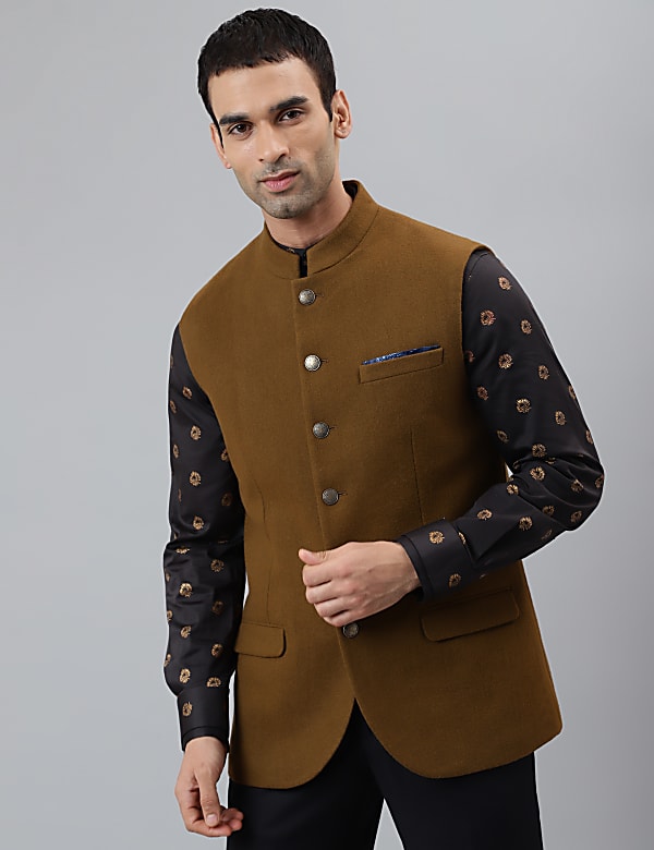 Melton Waistcoat With Premium Buttons